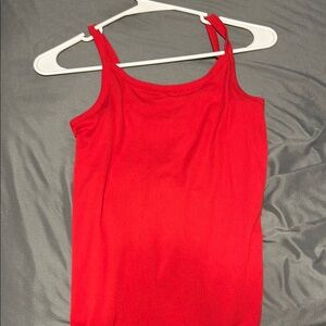 Vibrant Red Tank Top